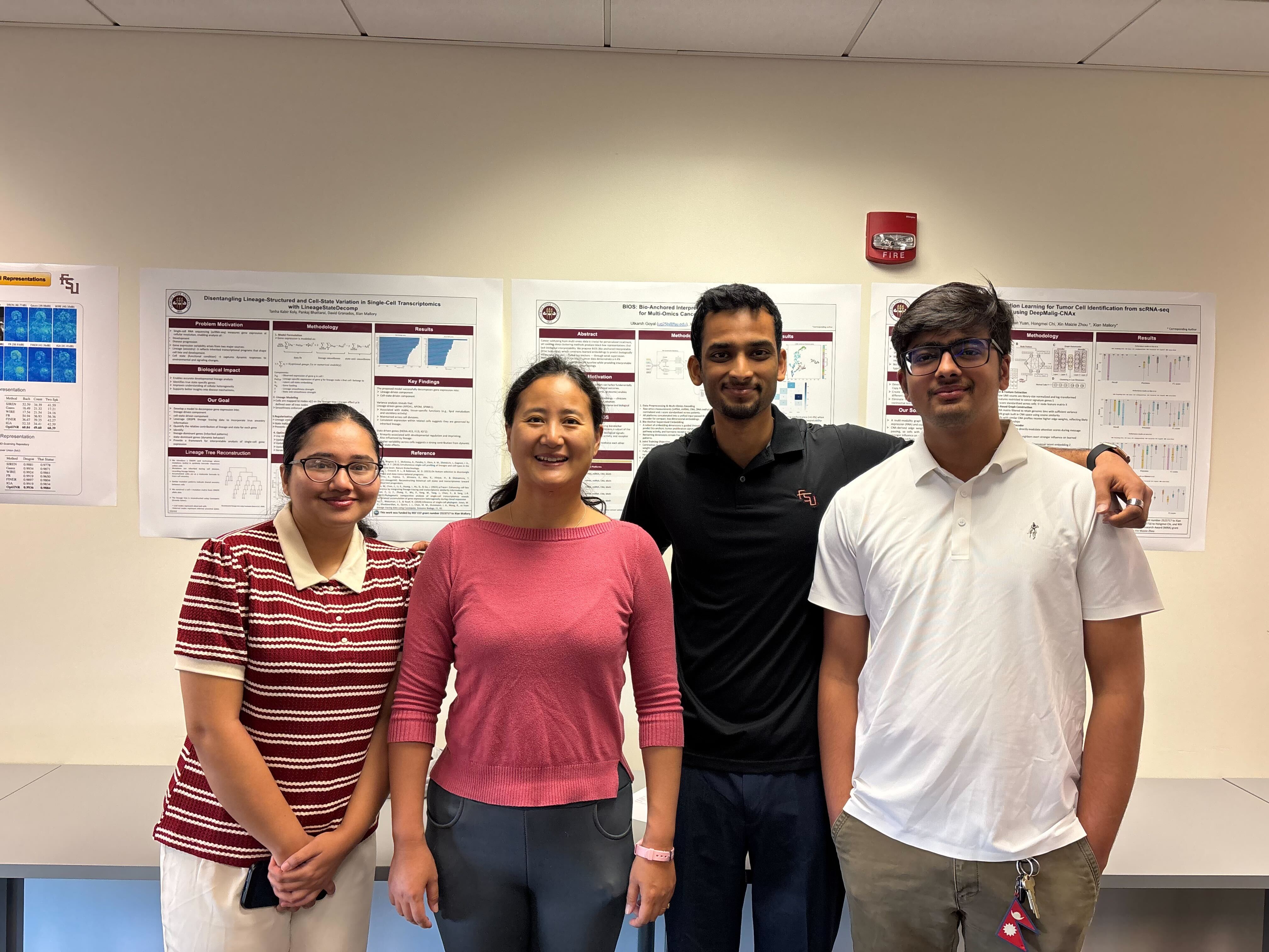 Group photo of the DeepBioMed Lab